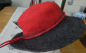 Preview: Ladies Hat red/red/grey